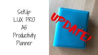 A5 LUX PRO Productivity Planner setup - UPDATE!