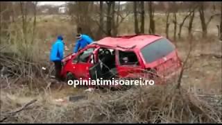 Masina unui politist implicata intr-un accident la Timisoara
