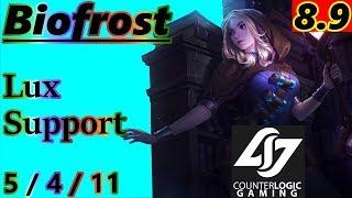 Biofrost as Lux Support - S8 Patch 8.9 - Full Gameplay