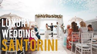 LUXURY WEDDING: SANTORINI | My first wedding film