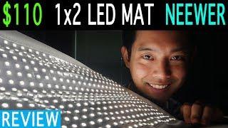 Neewer Flexible LED Review | 1x2 LED Panel | Daylight | Wireless Dimming | 3280 Lux at 3ft