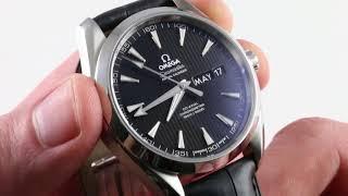 Omega Seamaster Aqua Terra 150m Annual Calendar 231.53.39.22.02.001 Luxury Watch Review