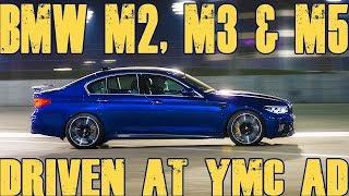 BMW M cars at Yas Marina Circuit - M2 Competition, M3 & M5