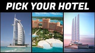 Which luxury hotel matches your style? Lifestyle personality test | Pick one quiz