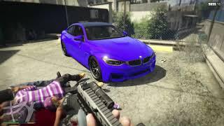 GTA 5 MICHAEL STEALING LUXURY CARS