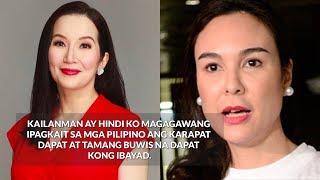 Kris Aquino HINDI NAKAPAGPIGIL ISINUPALPAL kay Gretchen Barretto ang kanyang mga PAID TAXES!