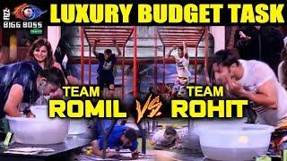 Team Romil Vs Team Rohit | Garnier Men Luxury Budget Task | Bigg Boss 12 Latest Update