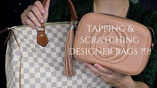 ????ASMR Tapping & Scratching Luxury Leather Bags / NO TALKING