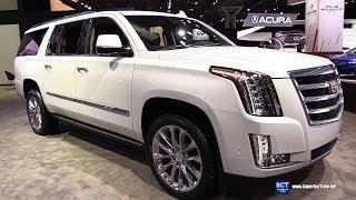 2019 Cadillac Escalade Premium Luxury - Exterior Interior Walkaround - 2019 New York Auto Show