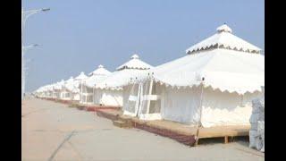 Prayagraj decked up with luxury tents ahead of Ardh Kumbh Mela