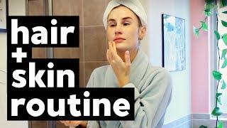 FALL NIGHT ROUTINE | LUXURY HAIRCARE + SKINCARE | Clean Beauty