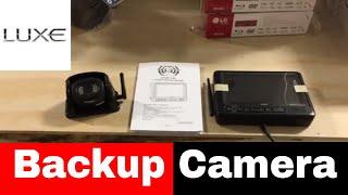 Digital wireless backup camera - Luxe luxury fifth wheel option