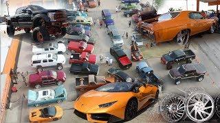 SHOP IN DALLAS GETS FULL OF LUXURY CARS ON FORGIATOS ALONG WITH LIFTED TRUCKS ON FORCES!