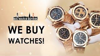 WE BUY WATCHES! Big Watch Buyers -  Buy, Sell and Trade your Luxury Watches!