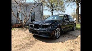 2017 BMW 530i xdrive - и снова аукцион, отличилась Страховка на этот раз. Авто из Америки.