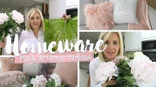 Homeware Haul | Blush Pink & Grey Theme | Homesense, Dusk Luxury Bedding & Wilko